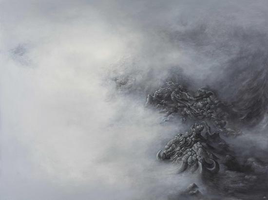 跃渊 Abyss 150 x 200 cm 布面丙烯 Acrylic on Canvas 2016