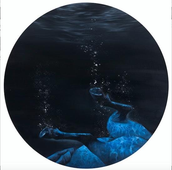 就有了光-EIGHT , 吴健,布面油画,100x100cm