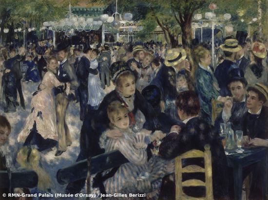 Renoir_Bal du moulin de la Galette 奥赛博物馆馆藏