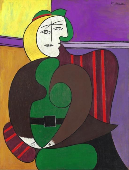 Picasso Red Armchair 1931 芝加哥艺术博物馆馆藏