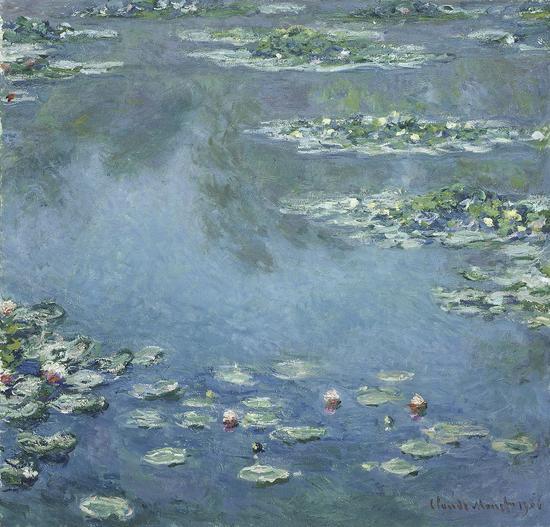 Monet Water Lillies 芝加哥艺术博物馆馆藏