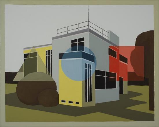 红、黄、蓝,布面油画,65x81cm,2015