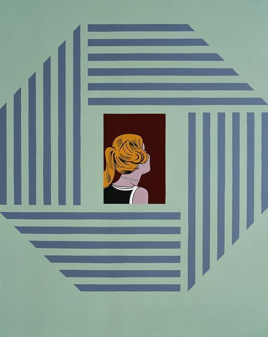 红,210x165cm,布面丙烯,2008