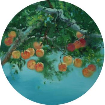 硕果 布面油画60×60cm