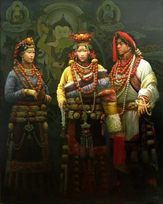 王昭举油画《天堂图腾》之《光》 150cm*120cm (2013被台湾藏家收藏)