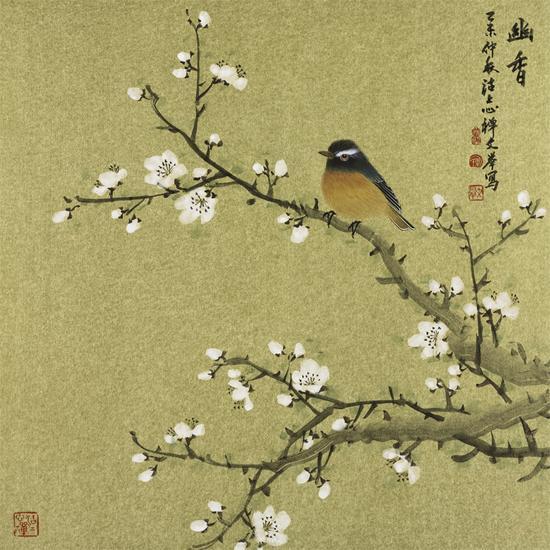 周文举 幽香 50cm×50cm 纸卡 2015