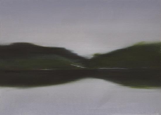 周涛 绿 33×46cm 油画 2014年