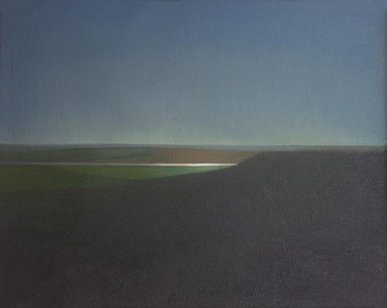 周涛 寂静的原野80-100cm 油画 2014 年