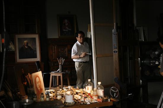 杨飞云在工作室