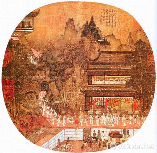 (传)赵伯驹《汉宫图》