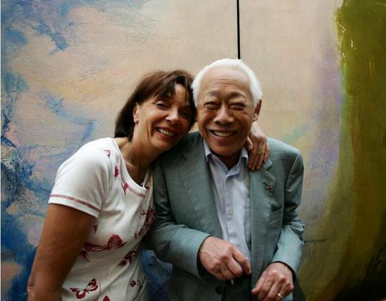 赵无极和第三任妻子弗朗索瓦·马尔凯