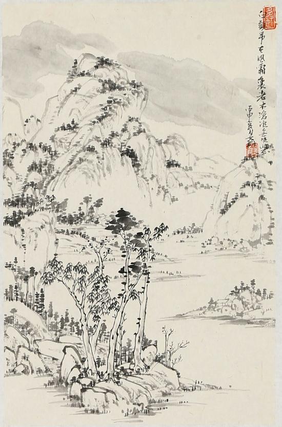 古人西湖诗意之山寺月中寻桂子,郡亭枕上看潮头;何日更重游