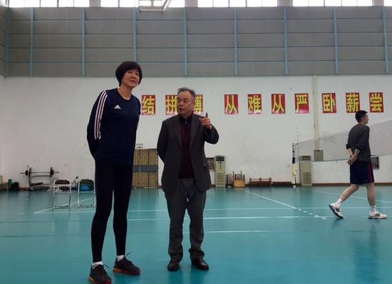 郎导与邱季端交流