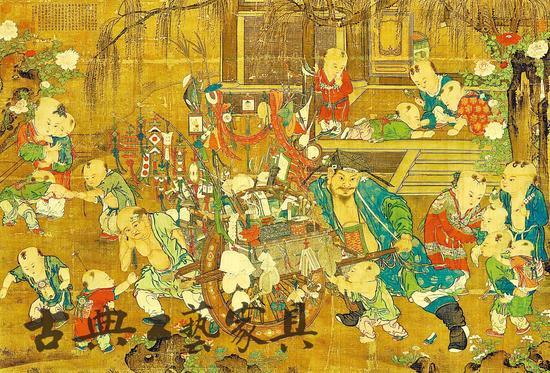 据传“雅贿”给明朝贪官严嵩的《货郎图》(宋代画家苏汉臣绘,现藏台北故宫博物院)