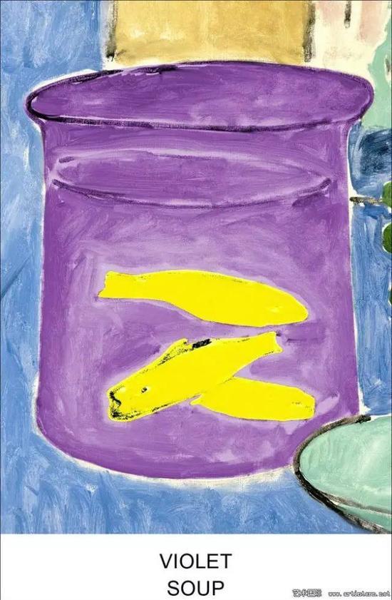 Eight Soups:Violet Soup,Multi-color screenprint,2012