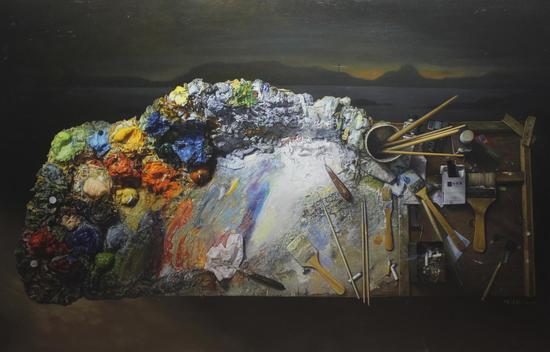 陆森泽《光景》140cmx90cm