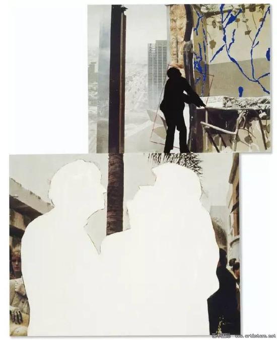 One and Three Persons(with Two context-One Chaotic),11color lithographscreenprint,1994