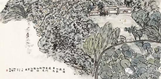 桐溪小蝉|花家地-22|100x50cm|2015年