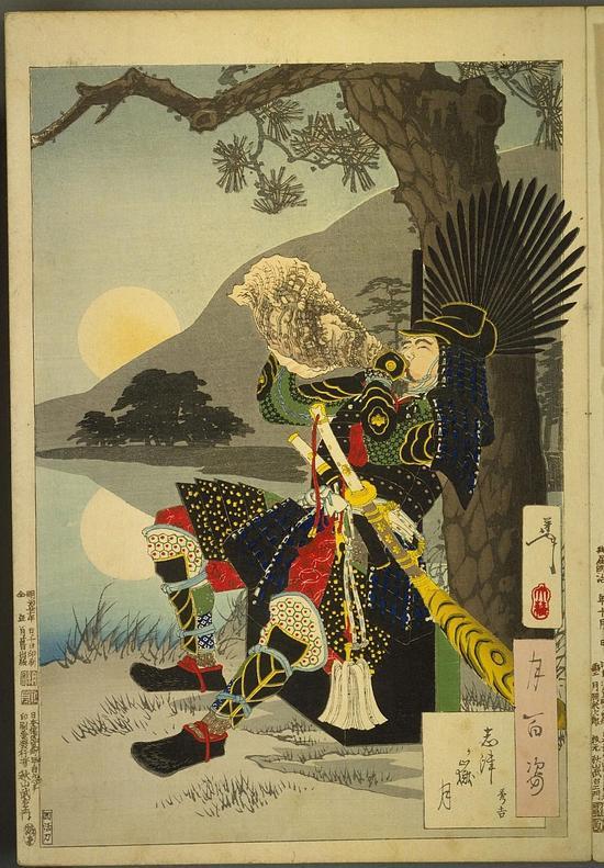 月百姿:师祖峰之月—丰成秀吉