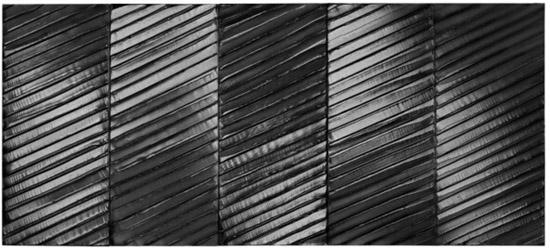 Pierre Soulages Peinture 181×405 cm 2012 @Adagp 2012。 Photo V。 Cunillere