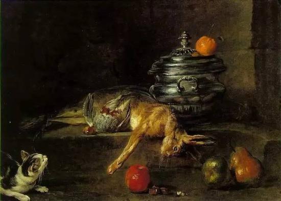 Jean-Baptiste-Simeon Chardin,The Silver Tureen,1728