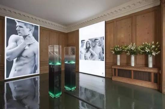 伦敦Carl Kostyál画廊的“Premier Machinic Funerary Part II”展览中,TimurSi-Qin的作品现场,2014