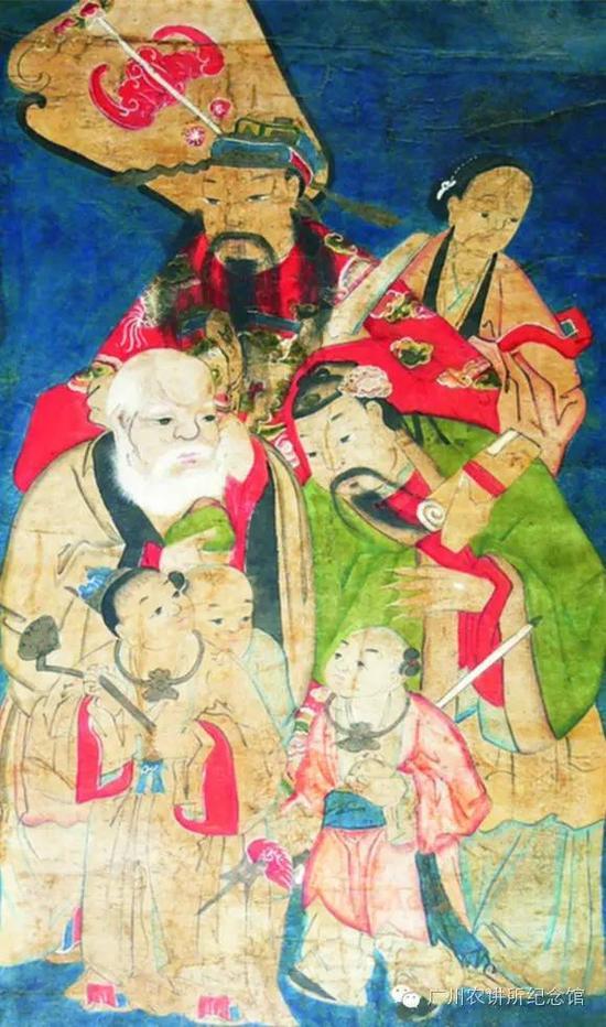 图为法国巴黎雨果故居纪念馆收藏的中国艺术品。