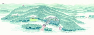 陈家泠作品《西湖景色》