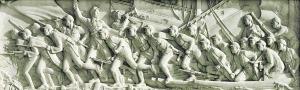 刘开渠创作于1958年的《胜利渡长江,解放全中国》(人民英雄纪念碑浮雕)