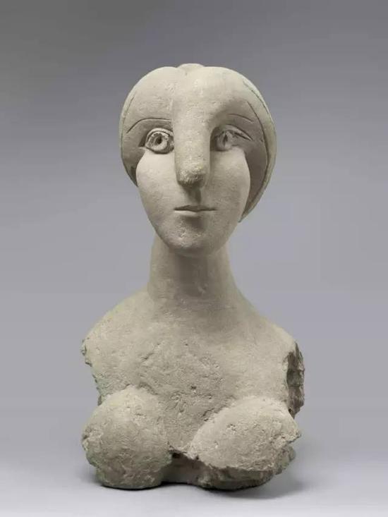 巴勃罗·毕加索,《女子半身像》(Buste de Femme,1931)。图片:©RMN-Grand Palais, Musée Picasso de Paris/Adrien Didierjean