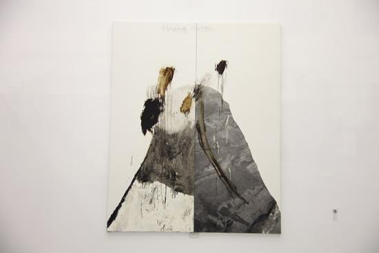 尚扬《董其昌计划-39》布面综合材料 300×273cm 2011