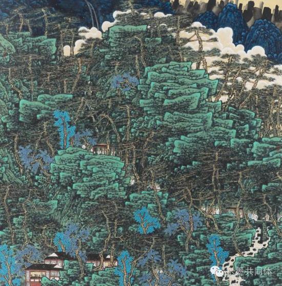 高山流水 136cm x 136cm 2000年