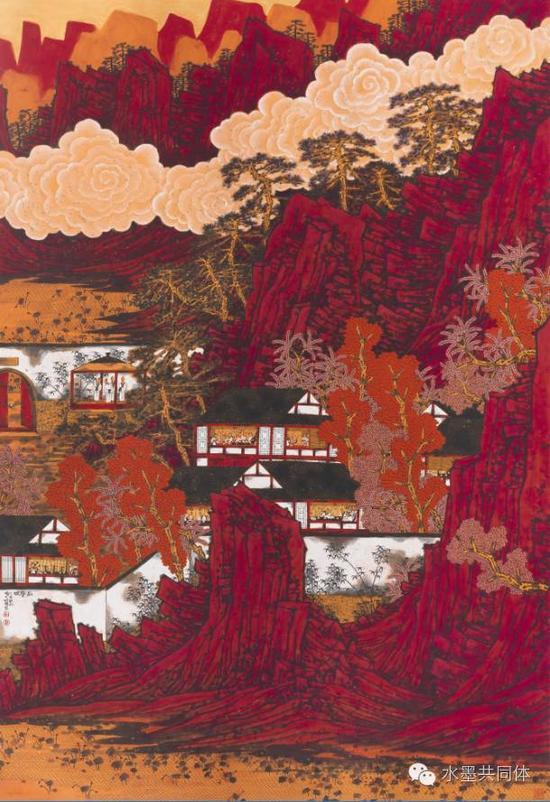 秋声赋 200cm x 136cm 2007 年