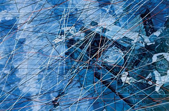徐若涛《floating》布面油画,190×290cm ,2009年