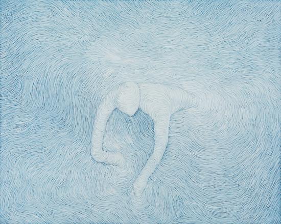李沅《仪式一》布面油画,100×80cm,2016年