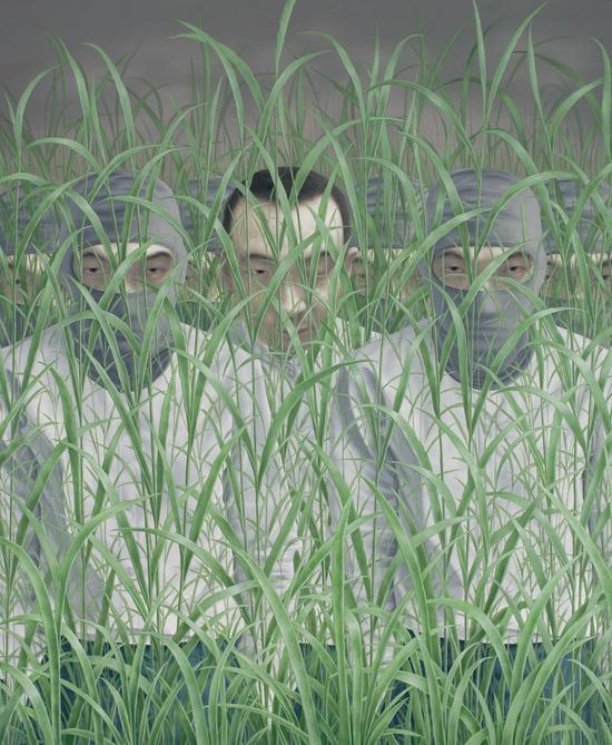 陈余《2015 NO-2》布面油画 ,170×140cm ,2015年