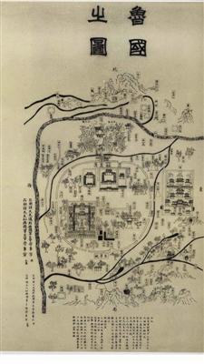 《鲁国之图》墨线图