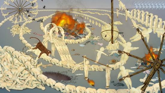 吴超&夏维伦《追逐》-最后的狂欢;实验动画;单频;22分27秒;2011