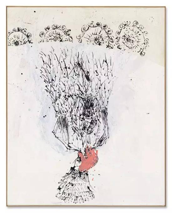 Georg Baselitz,《Wittelsbacher Schwan》,2000。图片:致谢AYE Gallery