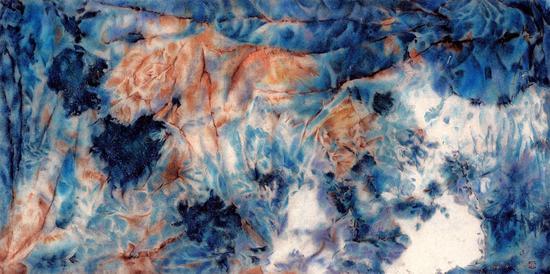 《炒墨-8》70x140cm,2015年