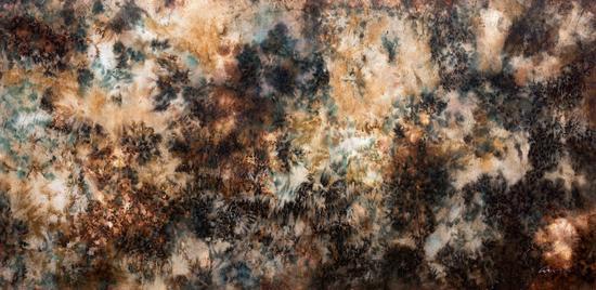 《炒墨-47》68 x138cm,2016年