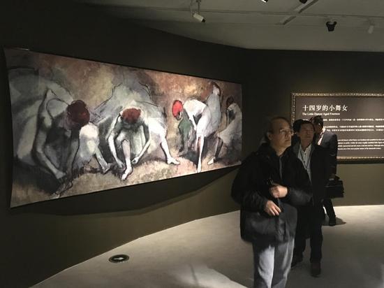 《印象派大师德加中国首展—舞动的艺术》展览现场