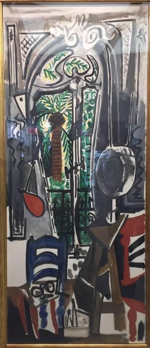 戛纳的加州画室,189.8x79.7cm,1955