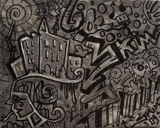 脱脂后的雾霾画