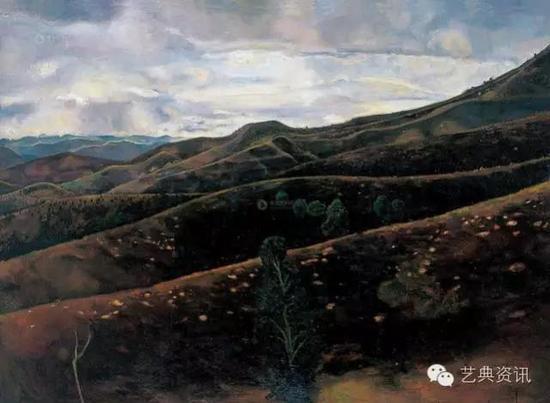 1995年作 深色的风景 136×180cm 北京美藏2014-01-06