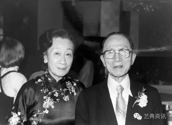沈怡先生与妻子应懿凝合影