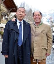 郭庆祥与毕加索的儿子克劳德