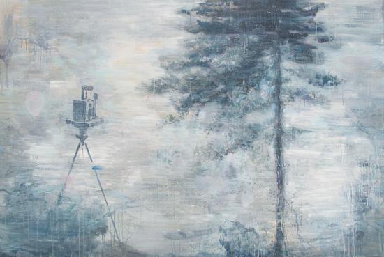 《象树一样 》 Like a tree 布面丙烯 Acrylic on canvas170x230cm 2014
