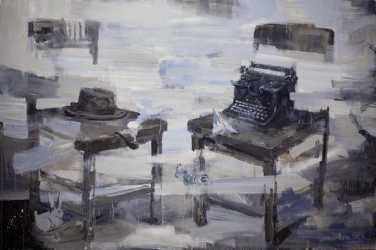 给朋友的一封信 a letter to friend 布面丙烯 Acrylic on cloth 170x230cm, 2012