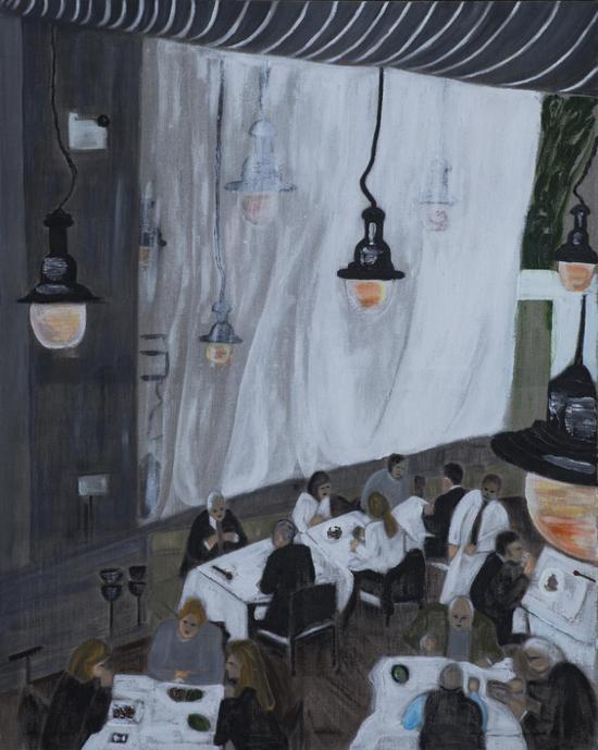 多兰娜 《形式》 Modus 100x80cm 布面油画 Oil on canvas 2016